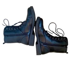 Gia Combat Black boots